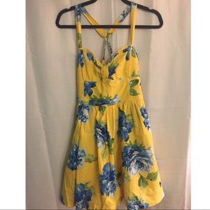 Bright Yellow, Floral Dress